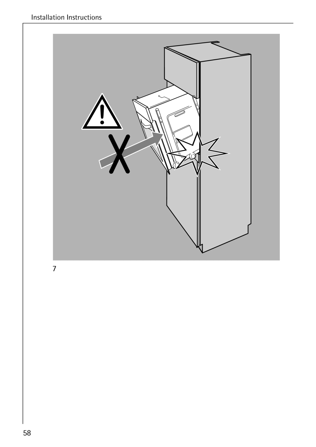 Electrolux B4140-1 manual Installation Instructions 