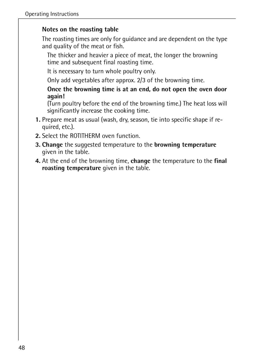 Electrolux B6100-1 manual Operating Instructions 