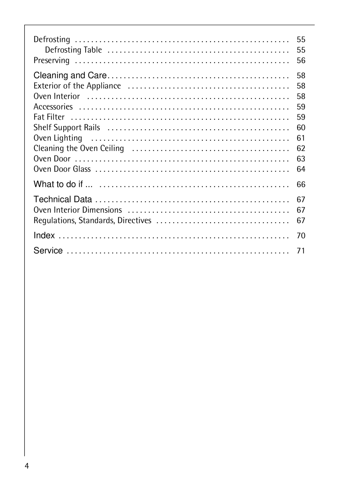 Electrolux B8100-1 manual Oven Interior, Oven Lighting, What to do if 