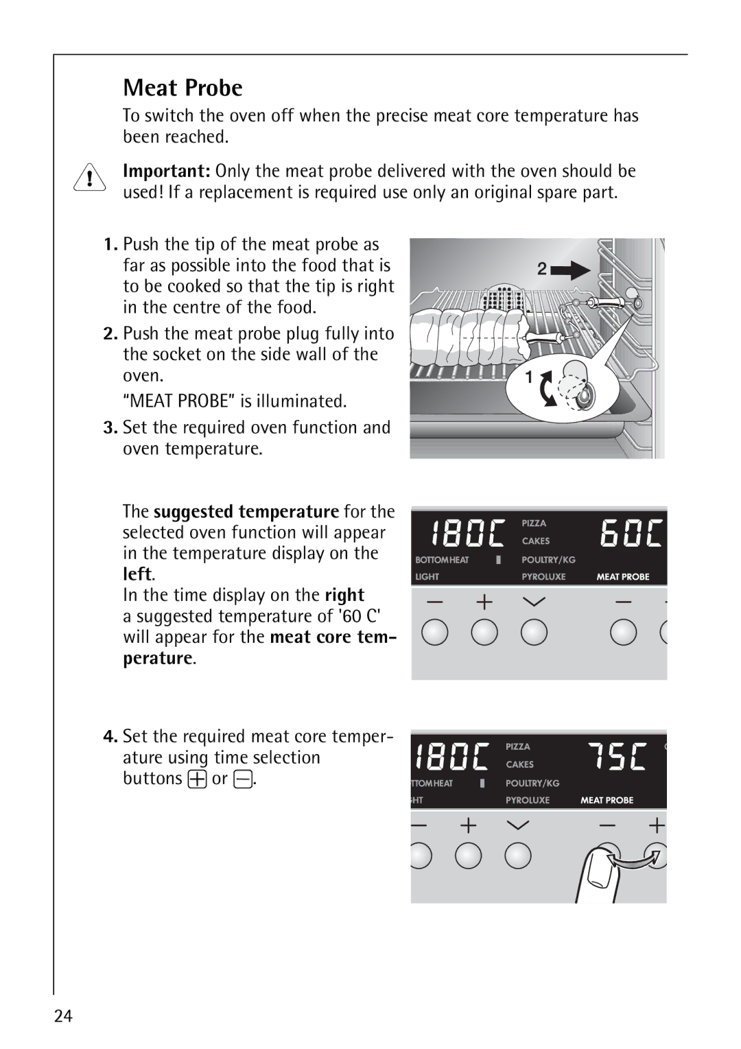 Electrolux B8140-1 manual Meat Probe 