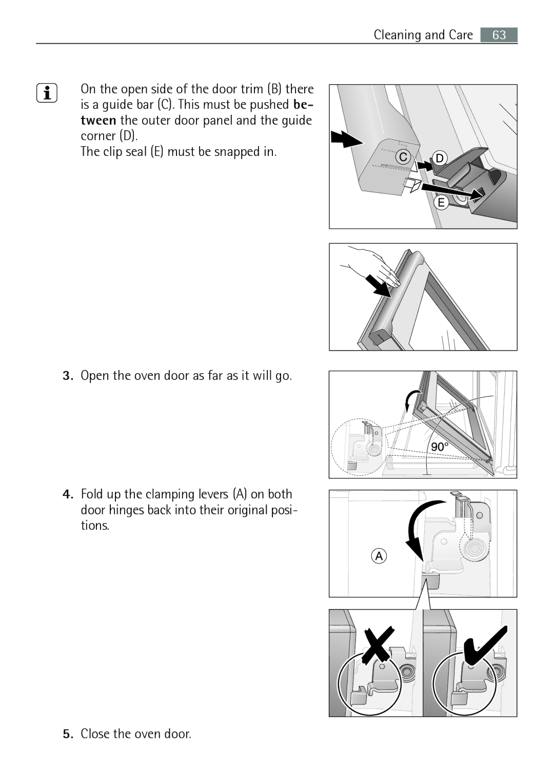 Electrolux B8831-5 user manual Cleaning and Care 