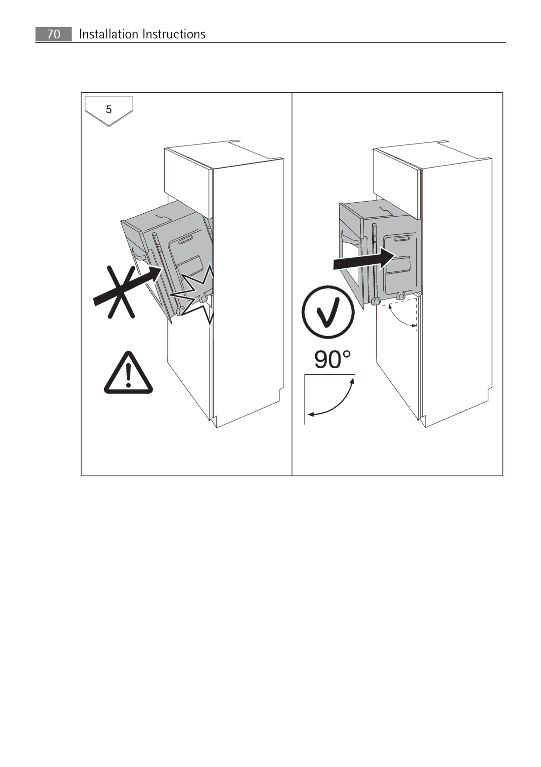 Electrolux B8831-5 user manual Installation Instructions 