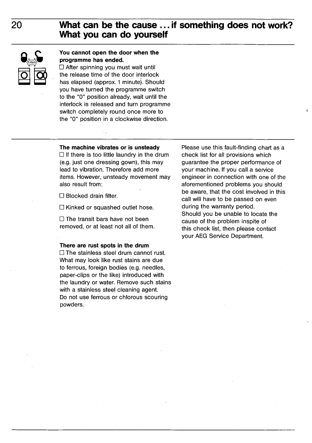 Electrolux BELLA 1103 manual 