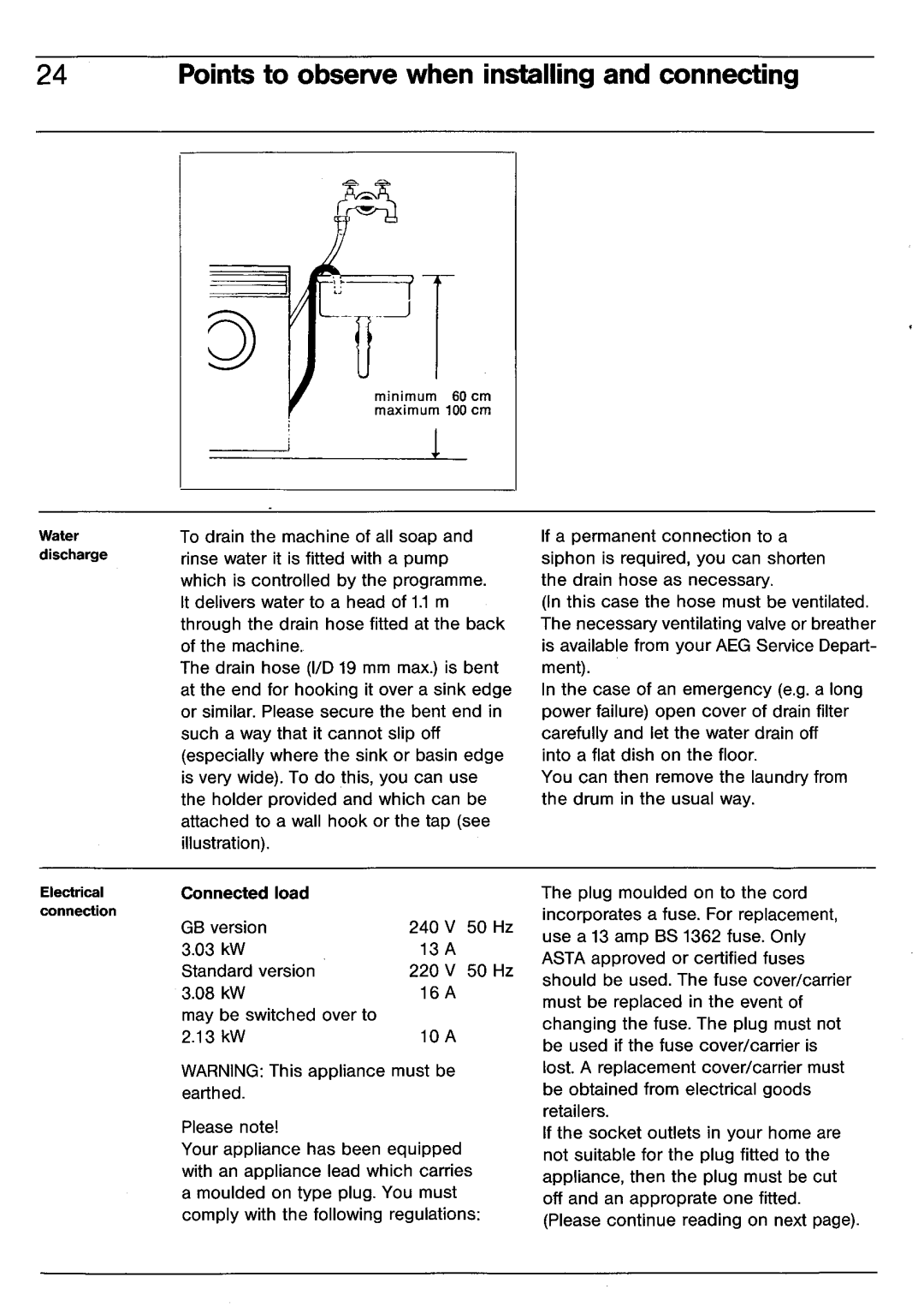 Electrolux BELLA 1103 manual 