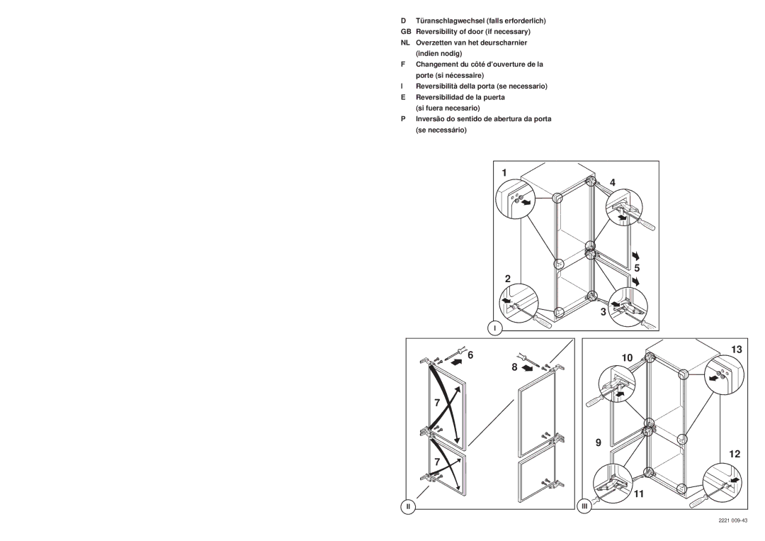 Electrolux C 8 18 43 i installation instructions Iii 