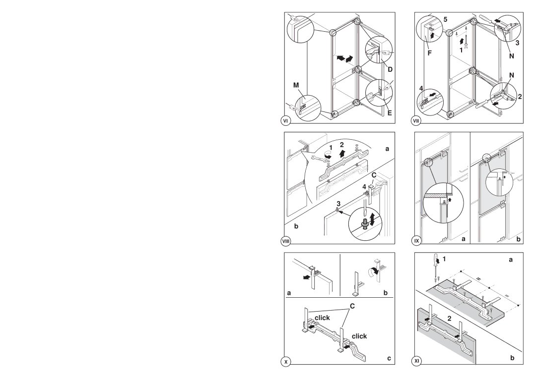 Electrolux C 8 18 43 i installation instructions Click 