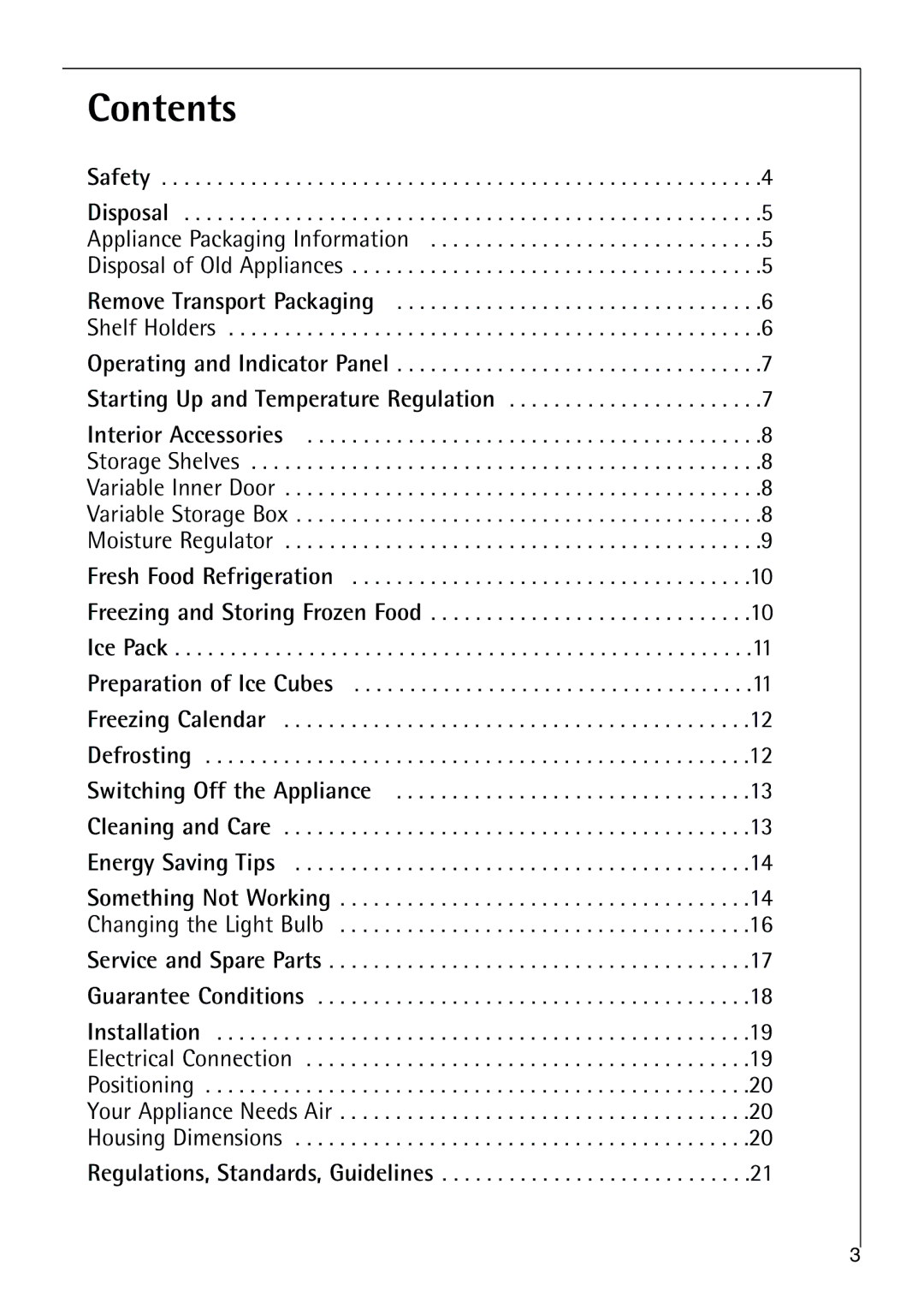 Electrolux C 9 18 44-5 i user manual Contents 