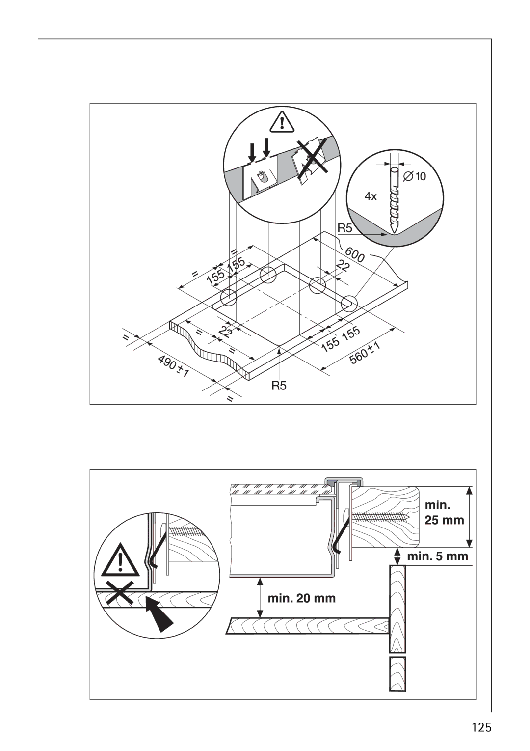 Electrolux C67600K operating instructions 125 