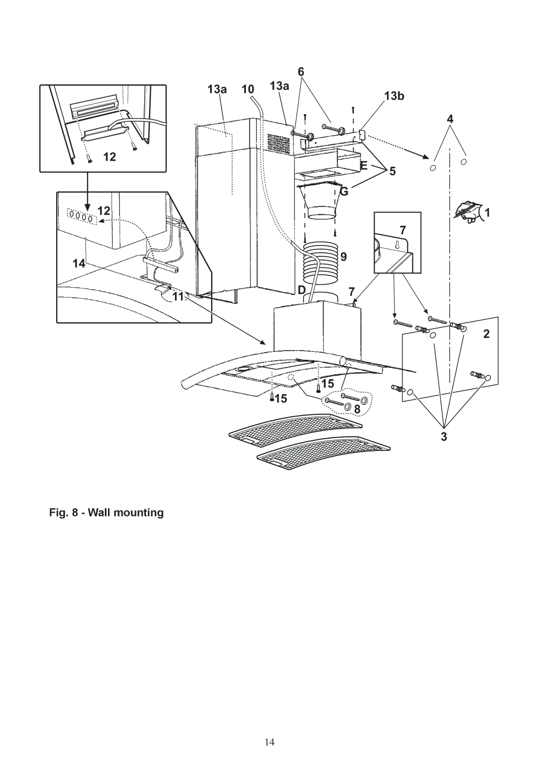 Electrolux CH 700 user manual 13a 13b 