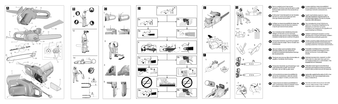 Electrolux Chain Saw manual 