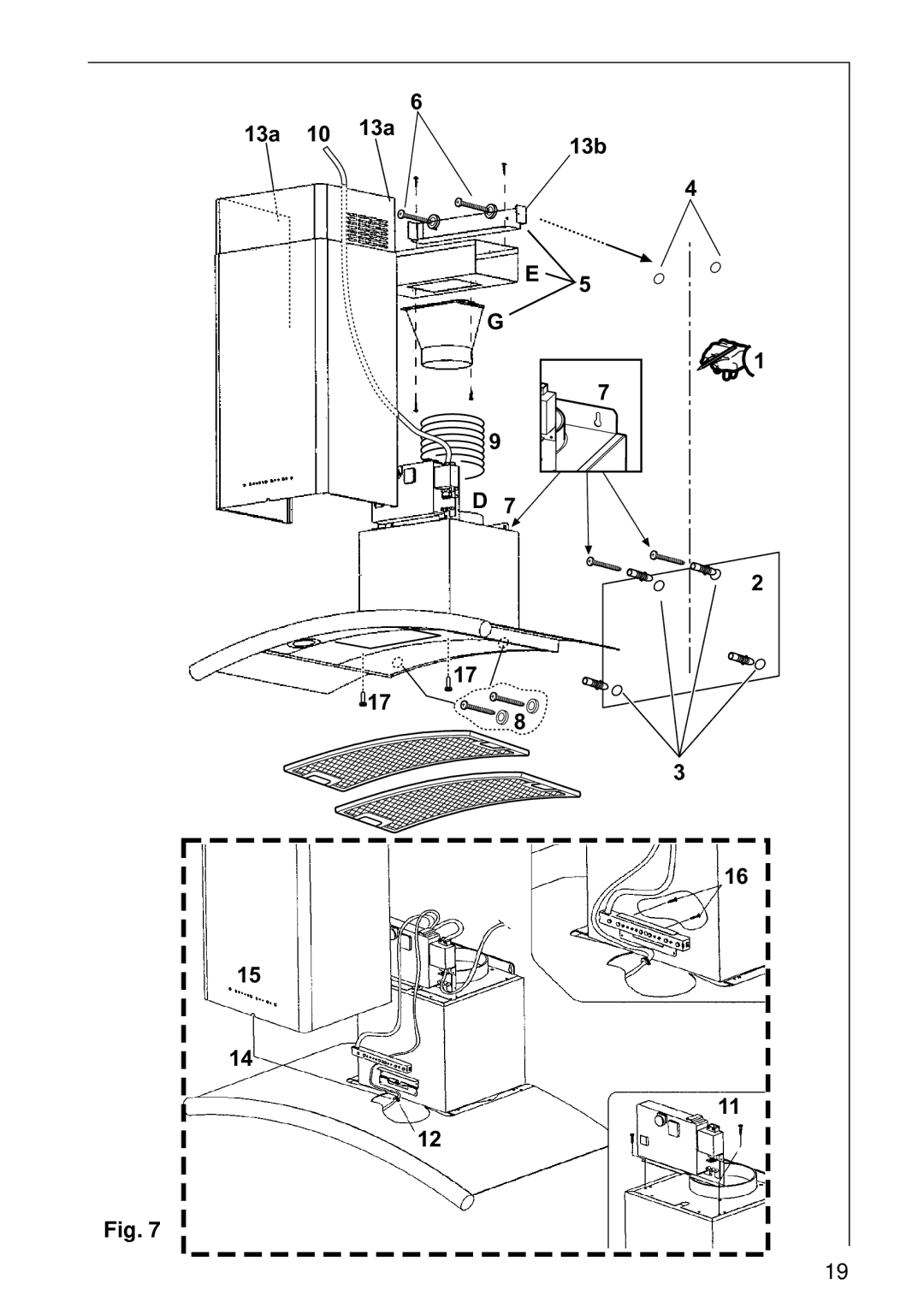 Electrolux CHDD 8694 installation instructions 13a 13b 