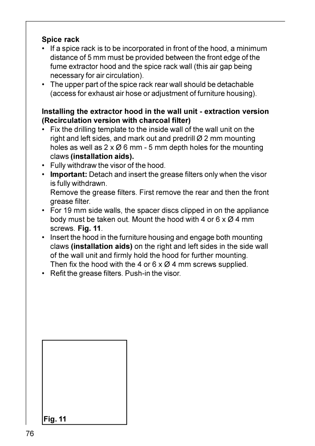 Electrolux DF 6160, CHDF 6260 installation instructions 