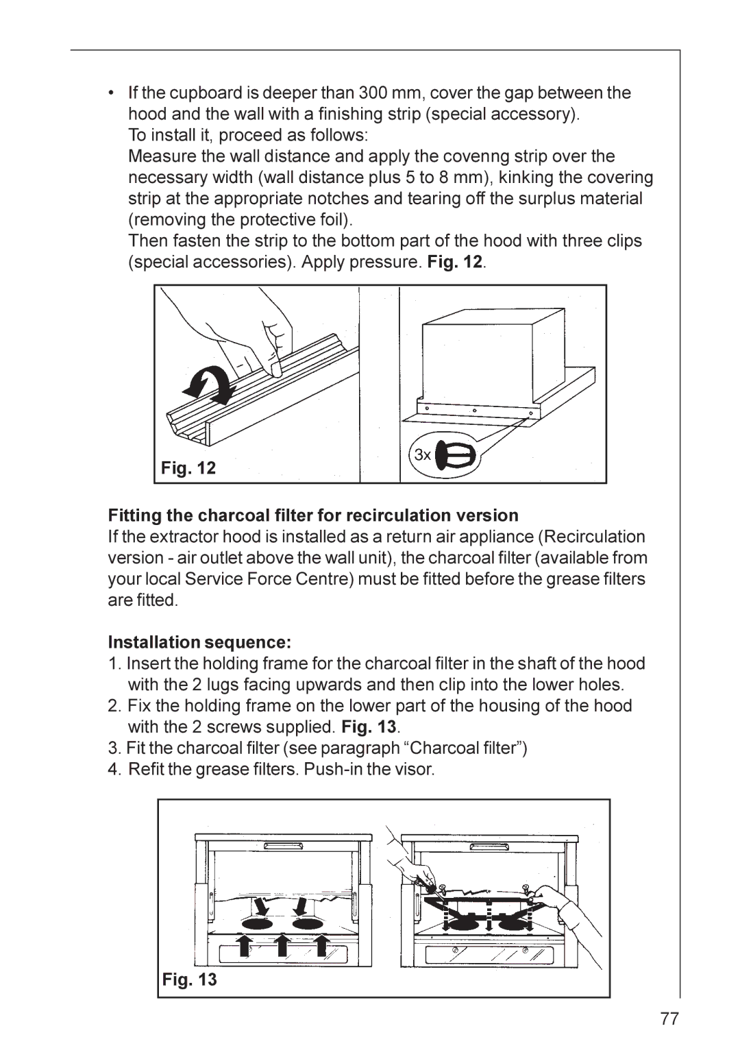 Electrolux CHDF 6260, DF 6160 installation instructions 