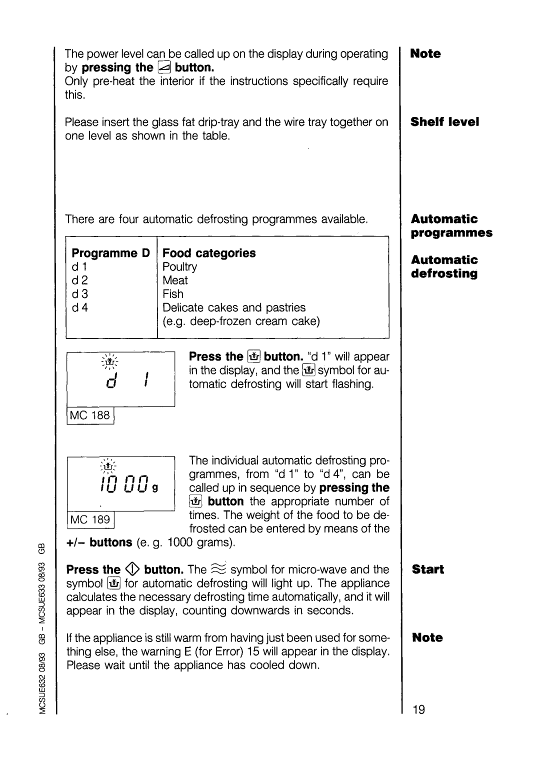 Electrolux COMBI 625 manual 