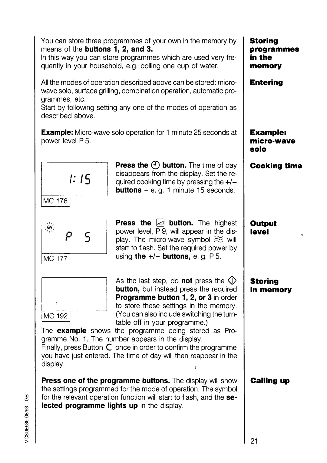 Electrolux COMBI 625 manual 