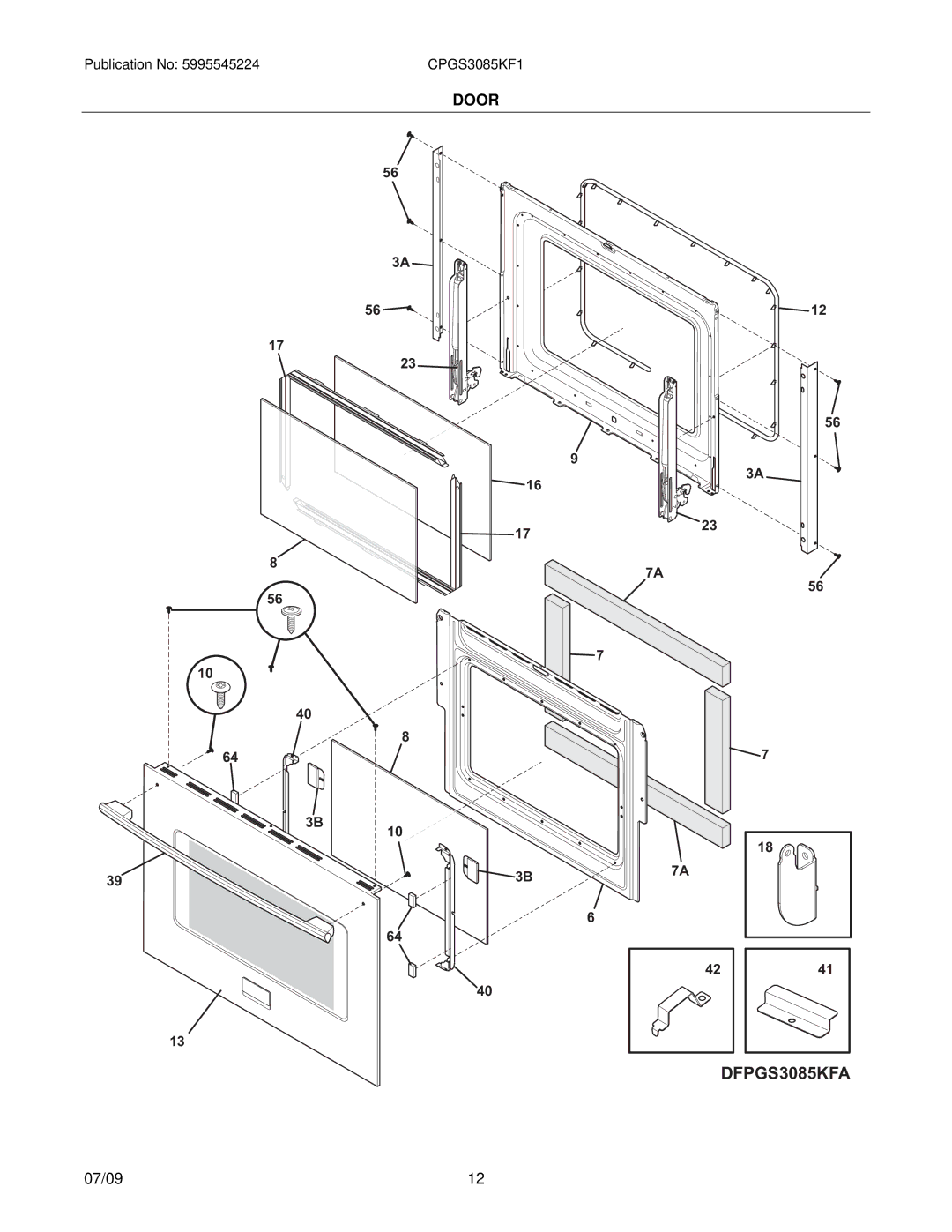 Electrolux CPGS3085KF1, 39452391M93S1 installation instructions DFPGS3085KFA 