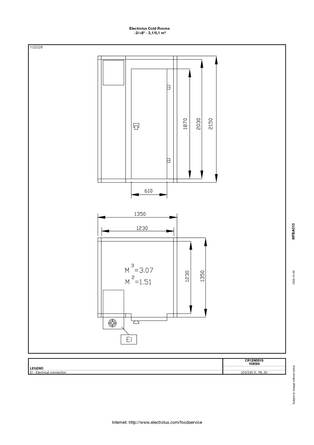 Electrolux CR20N051S, CR16N041S, CR16N054S, CR24N061S, CR12N031S, 102212, 102213, 102234, 102217 manual 102028 