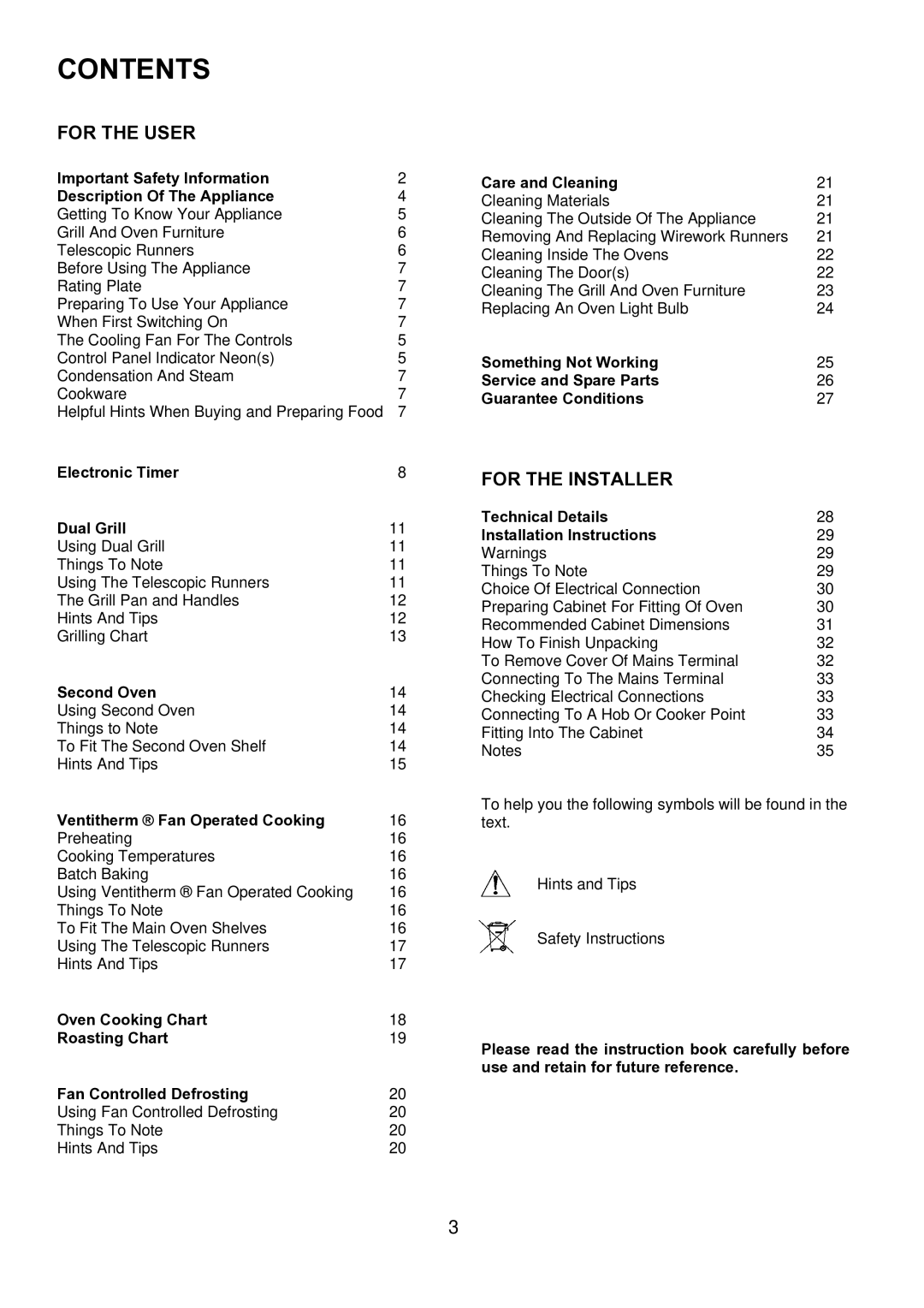 Electrolux D1100-4 manual Contents 