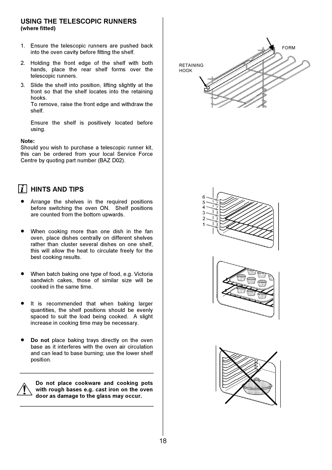 Electrolux D2100-4 manual Retaining Hook Form 