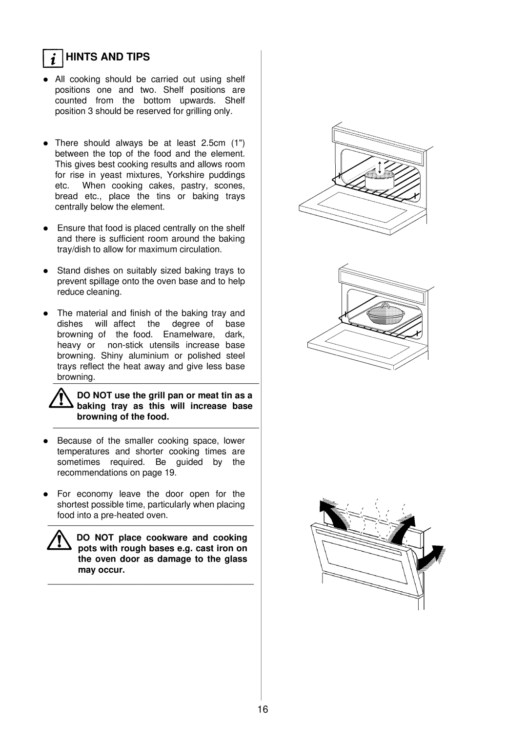 Electrolux D2160-1 operating instructions Hints and Tips 