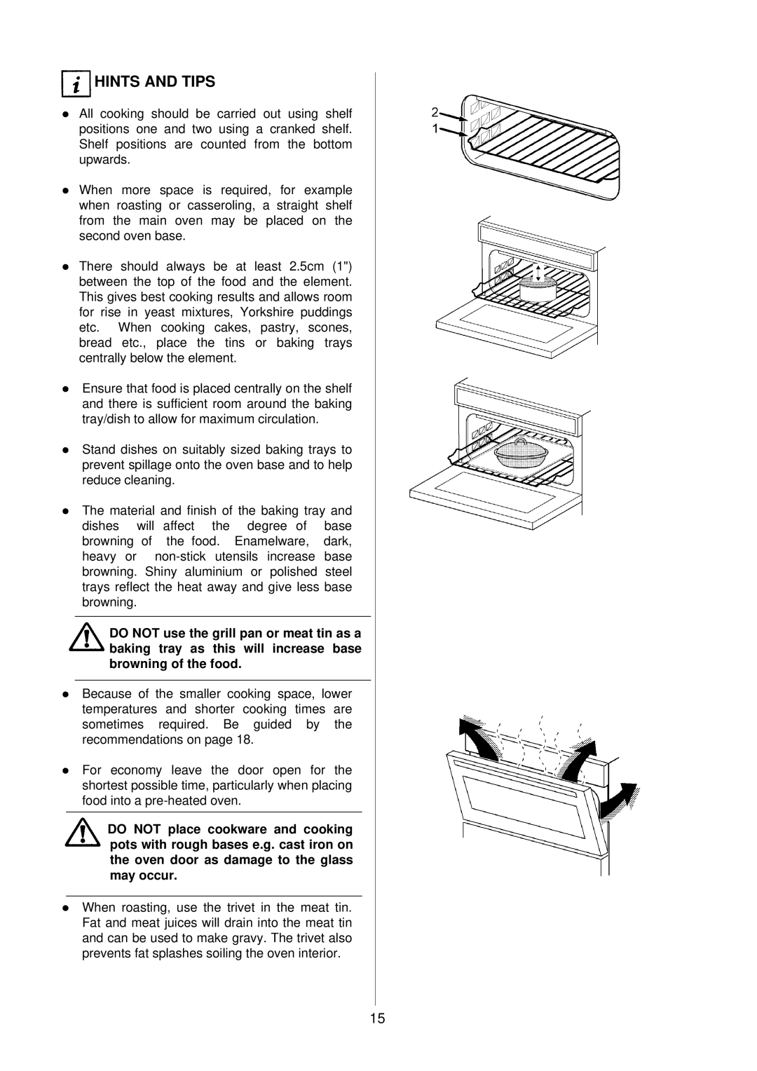 Electrolux D2160 installation instructions Hints and Tips 