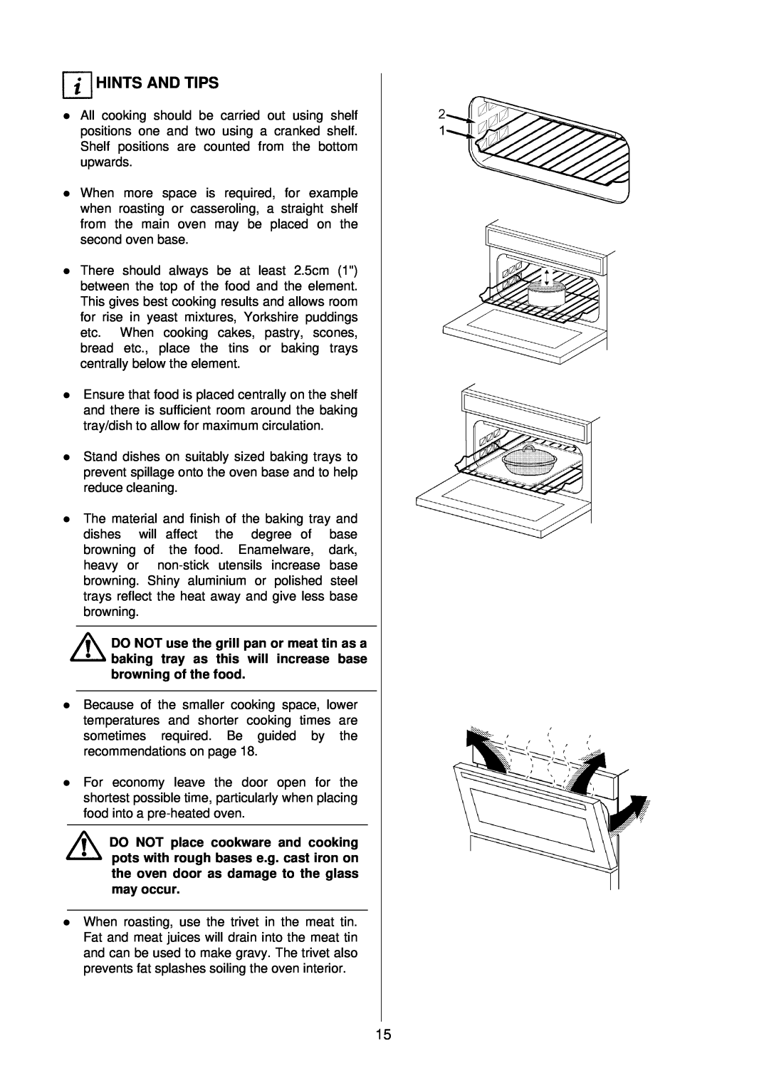 Electrolux D2160 installation instructions Hints And Tips 