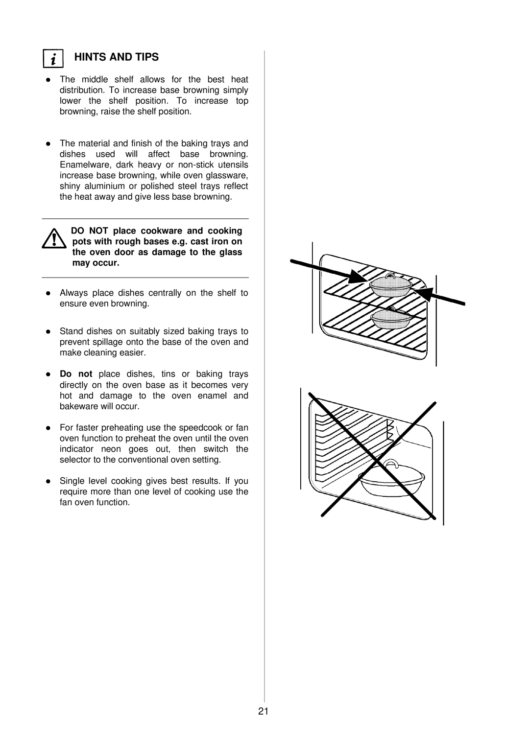 Electrolux D4100-1 operating instructions Hints and Tips 