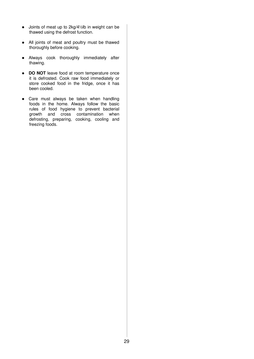 Electrolux D4100-1 operating instructions 