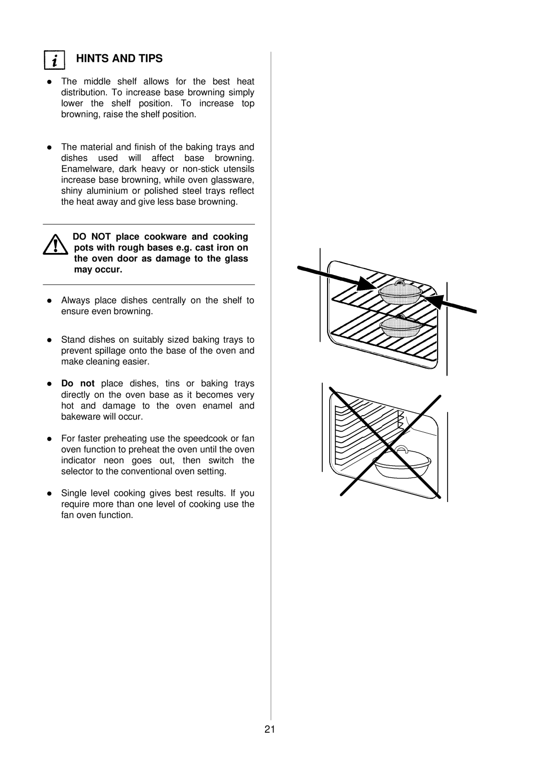 Electrolux D4150-1 manual Hints and Tips 