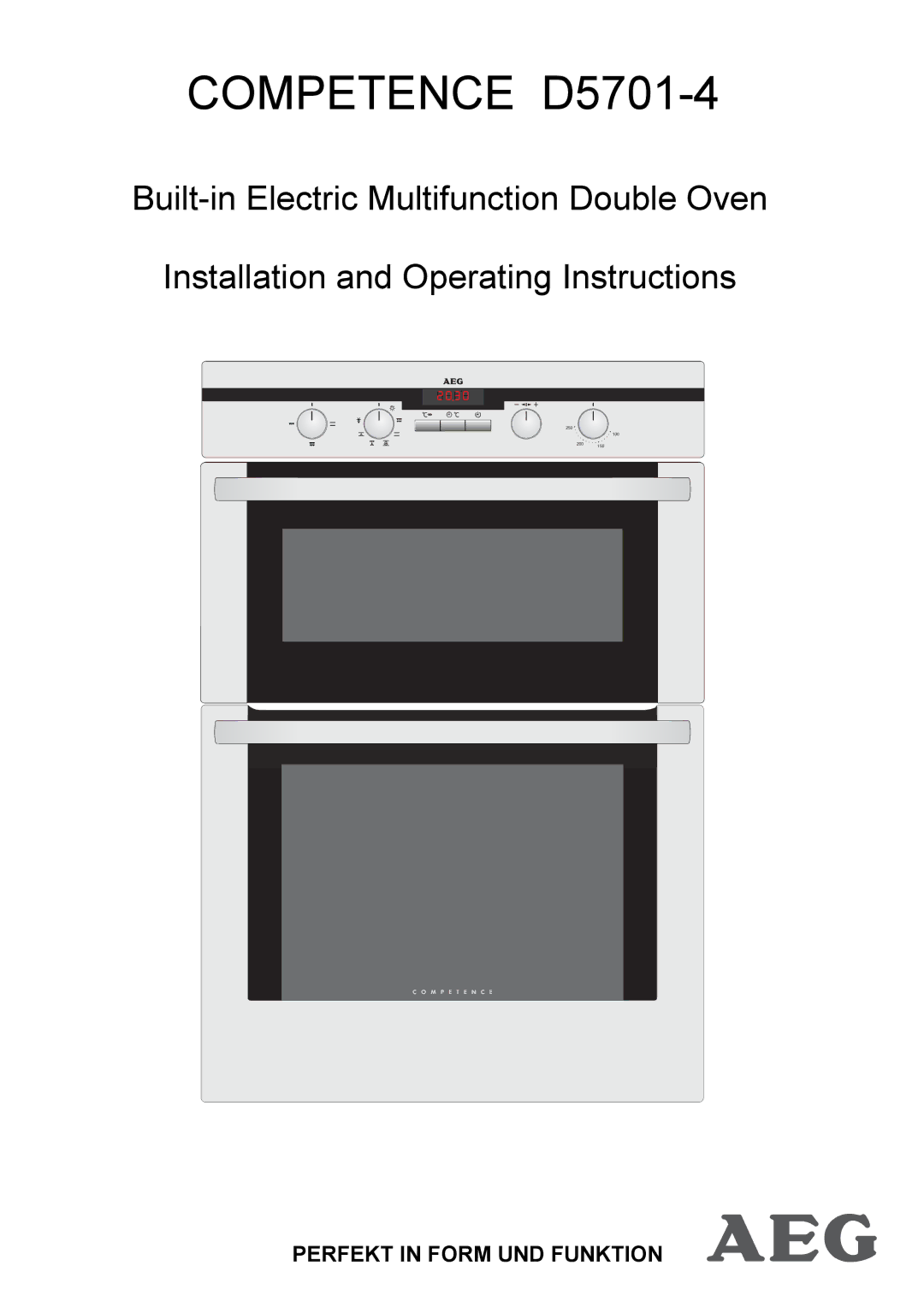 Electrolux manual Competence D5701-4 