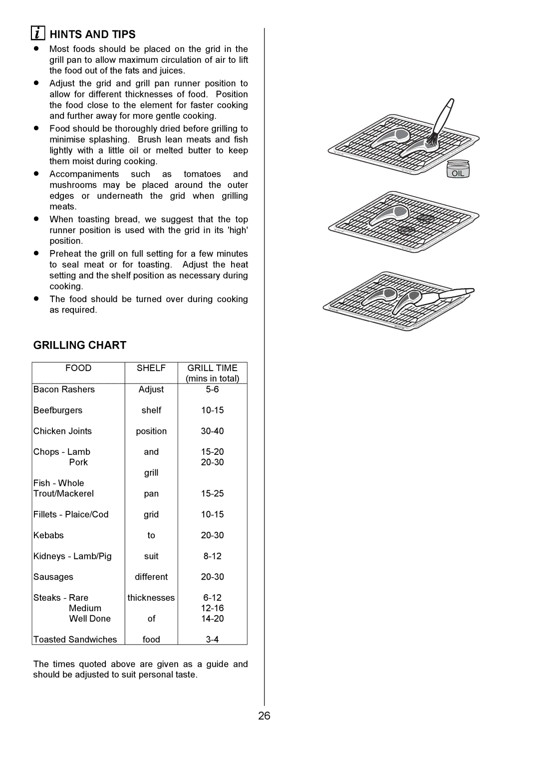 Electrolux D5701-4 manual Hints and Tips 