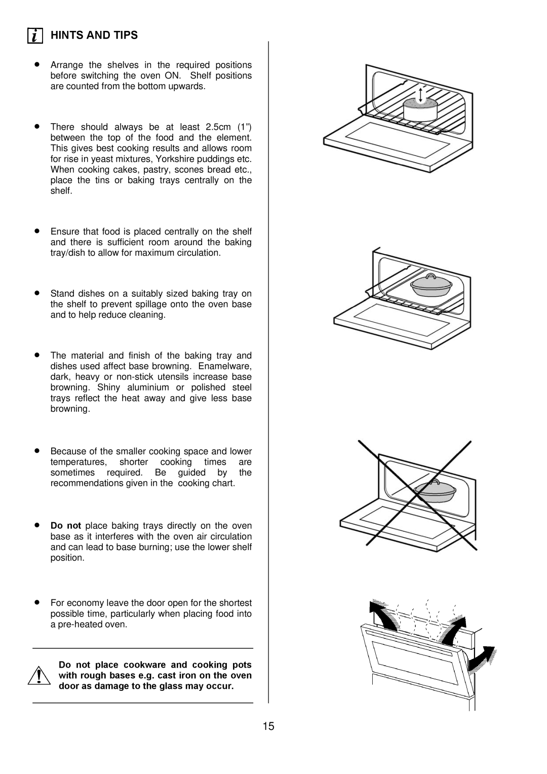 Electrolux D67000VF manual Hints and Tips 