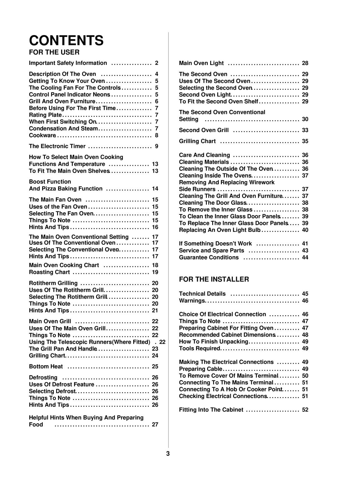 Electrolux D8100-1 operating instructions Contents 