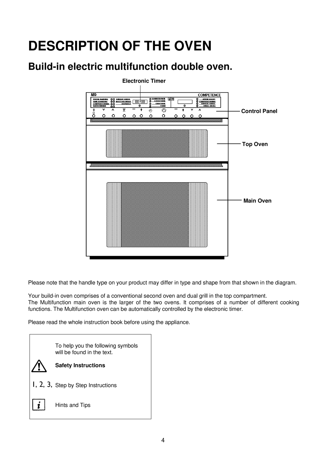 Electrolux D8100-1 operating instructions 