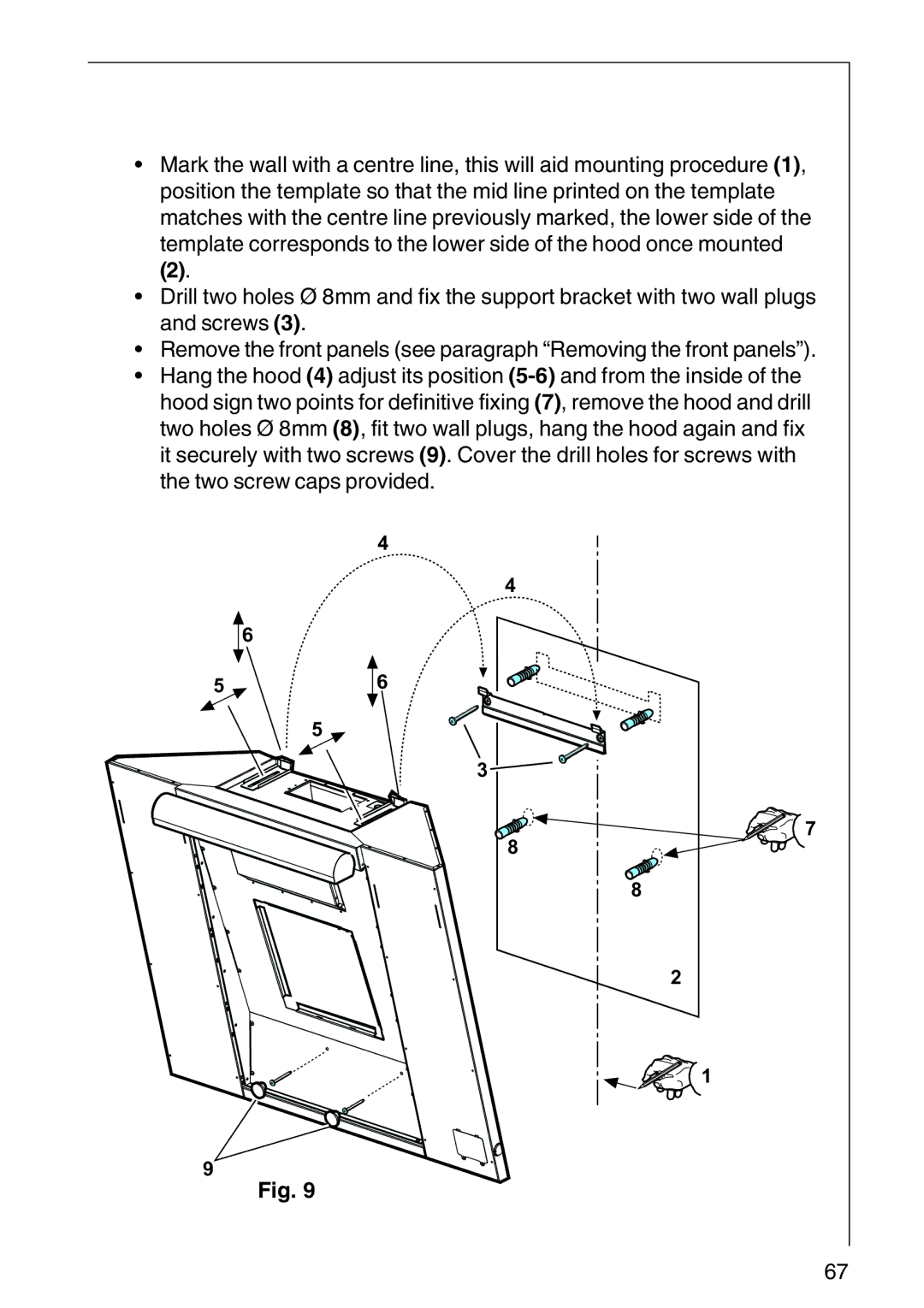 Electrolux DD 8794, CHDD 8795 installation instructions 