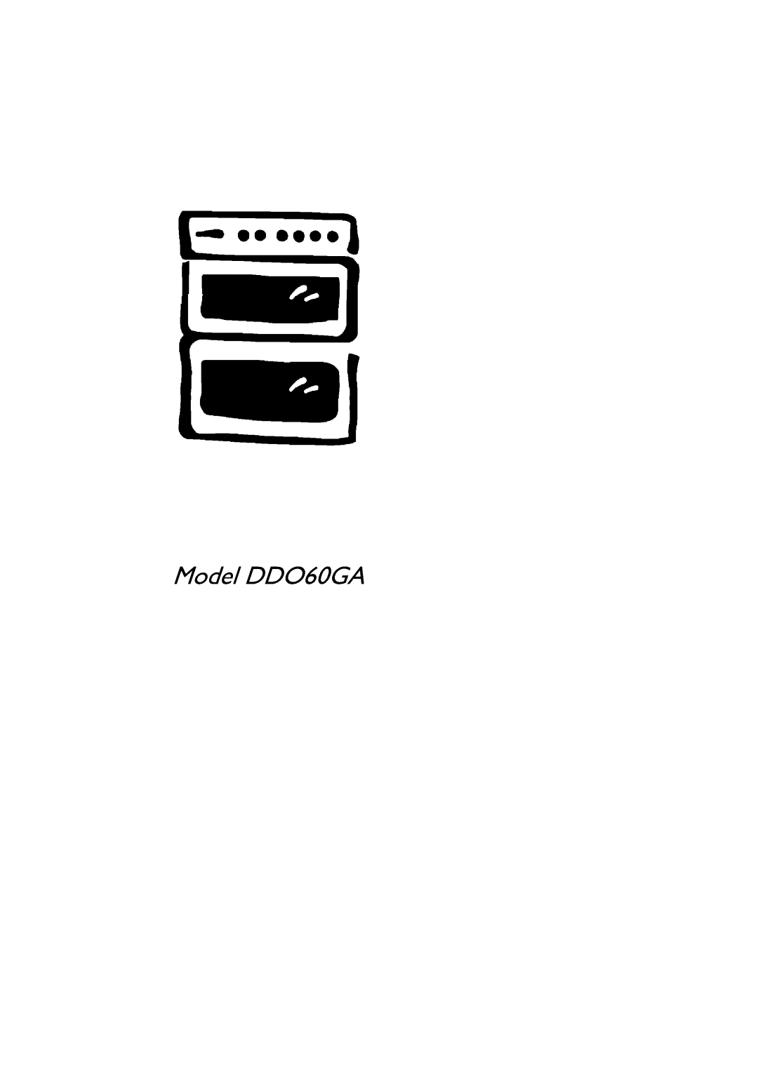 Electrolux manual ModelDDO60GA 