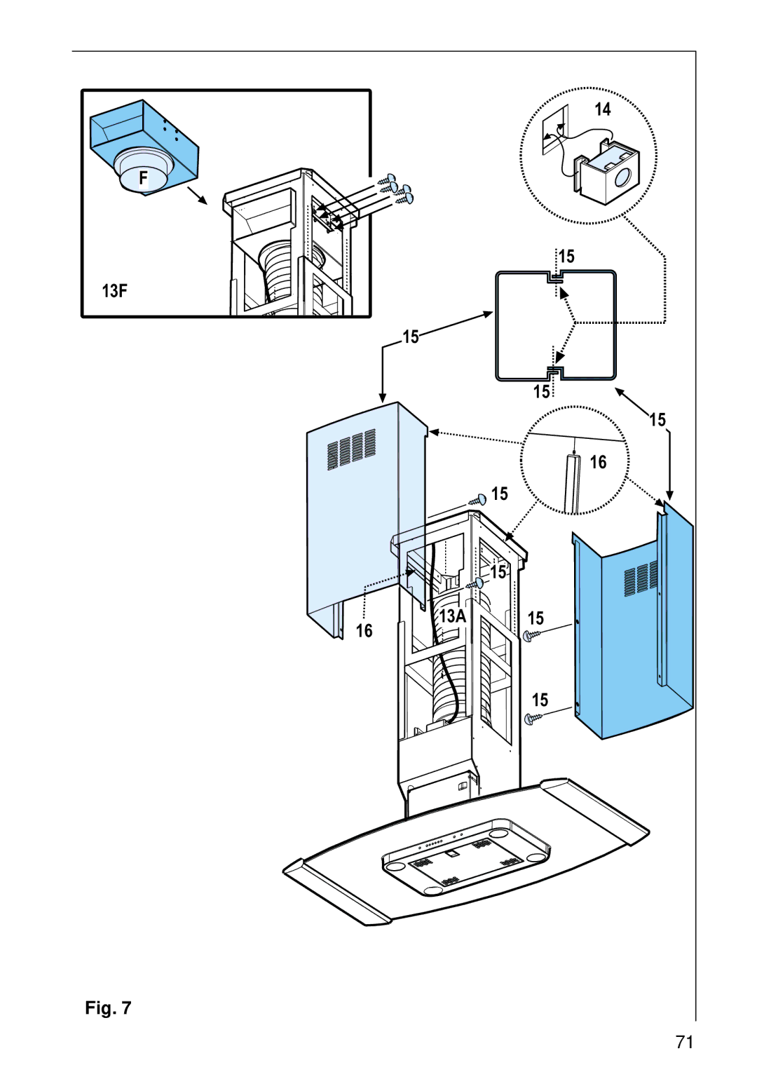 Electrolux CHDI 8610 installation instructions 13F 13A 