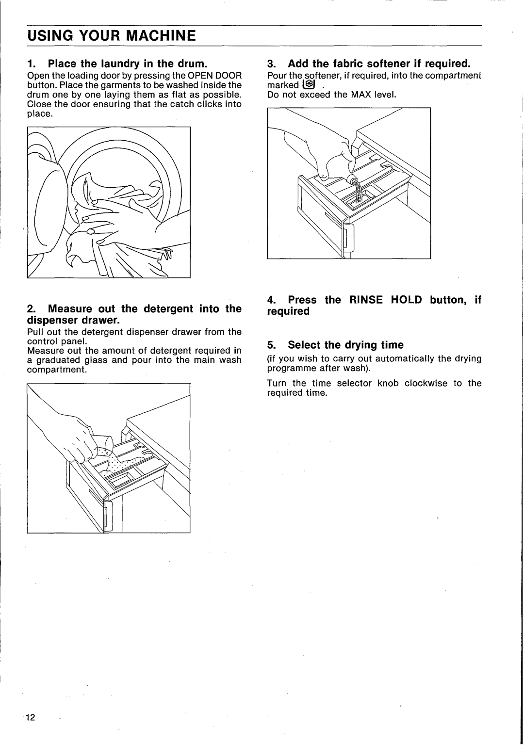 Electrolux DW1246W manual 