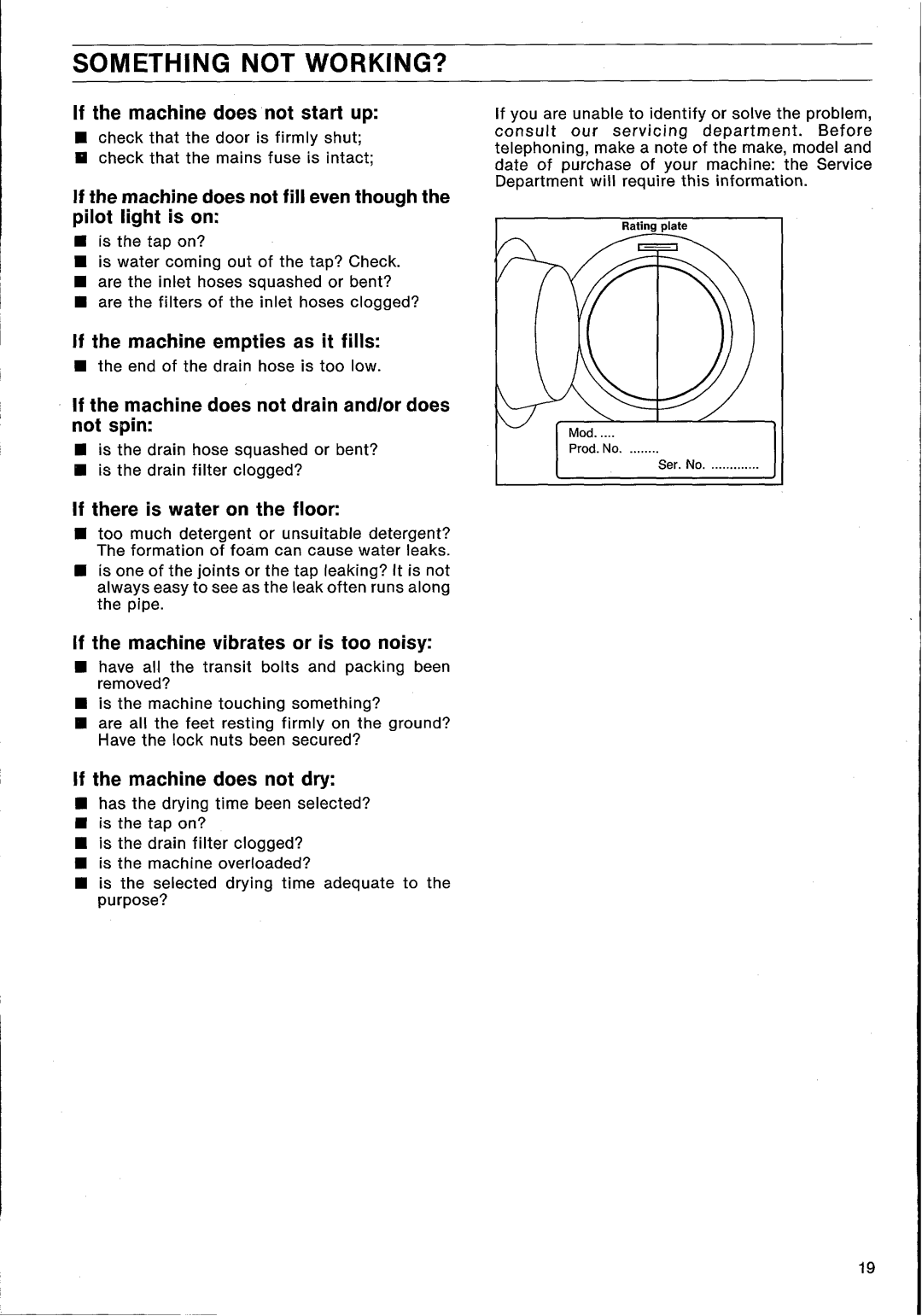 Electrolux DW1246W manual 