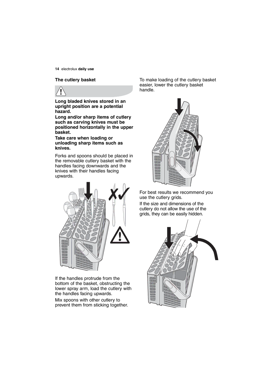 Electrolux DX303 user manual Electrolux daily use 