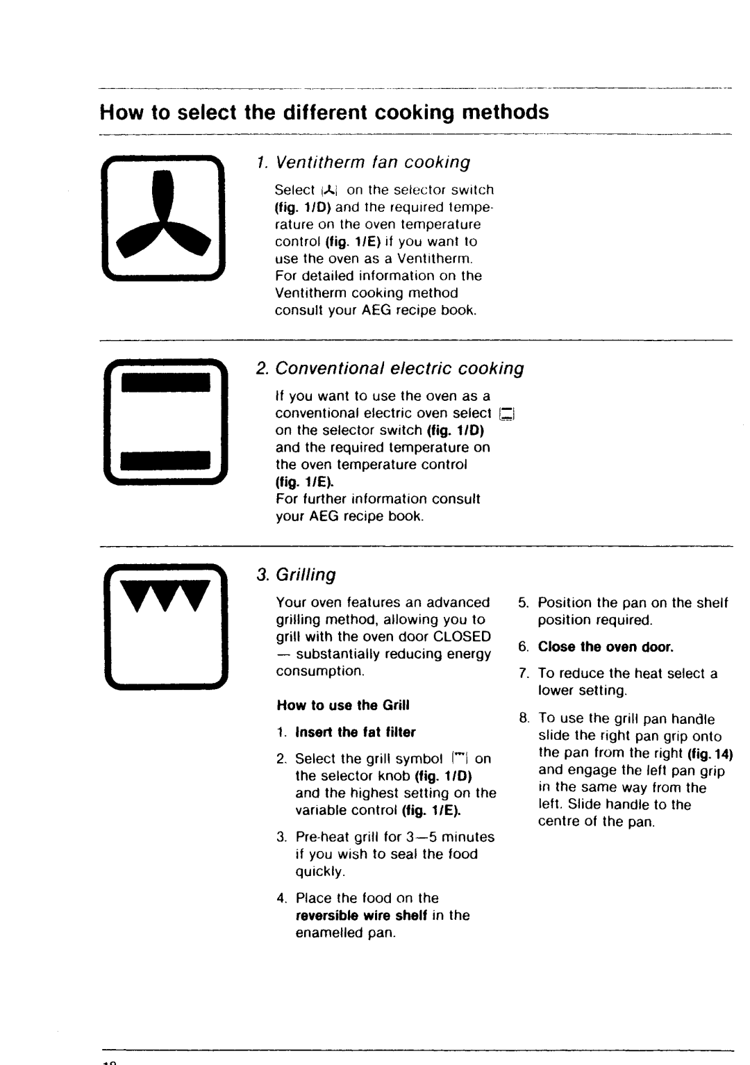 Electrolux E 64.1 KLF manual 