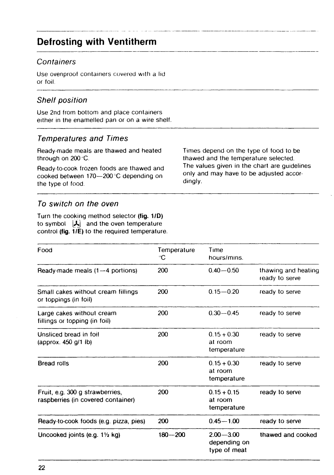 Electrolux E 64.1 KLF manual 