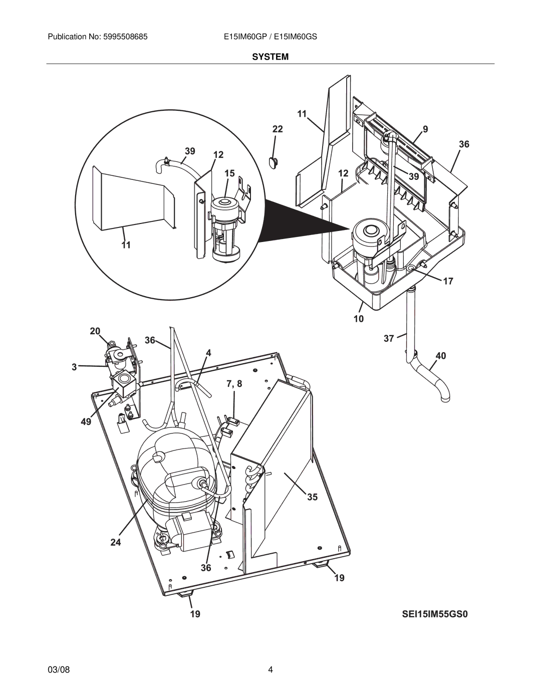 Electrolux E15IM60GSS0, E15IM60GPS0 manual System 