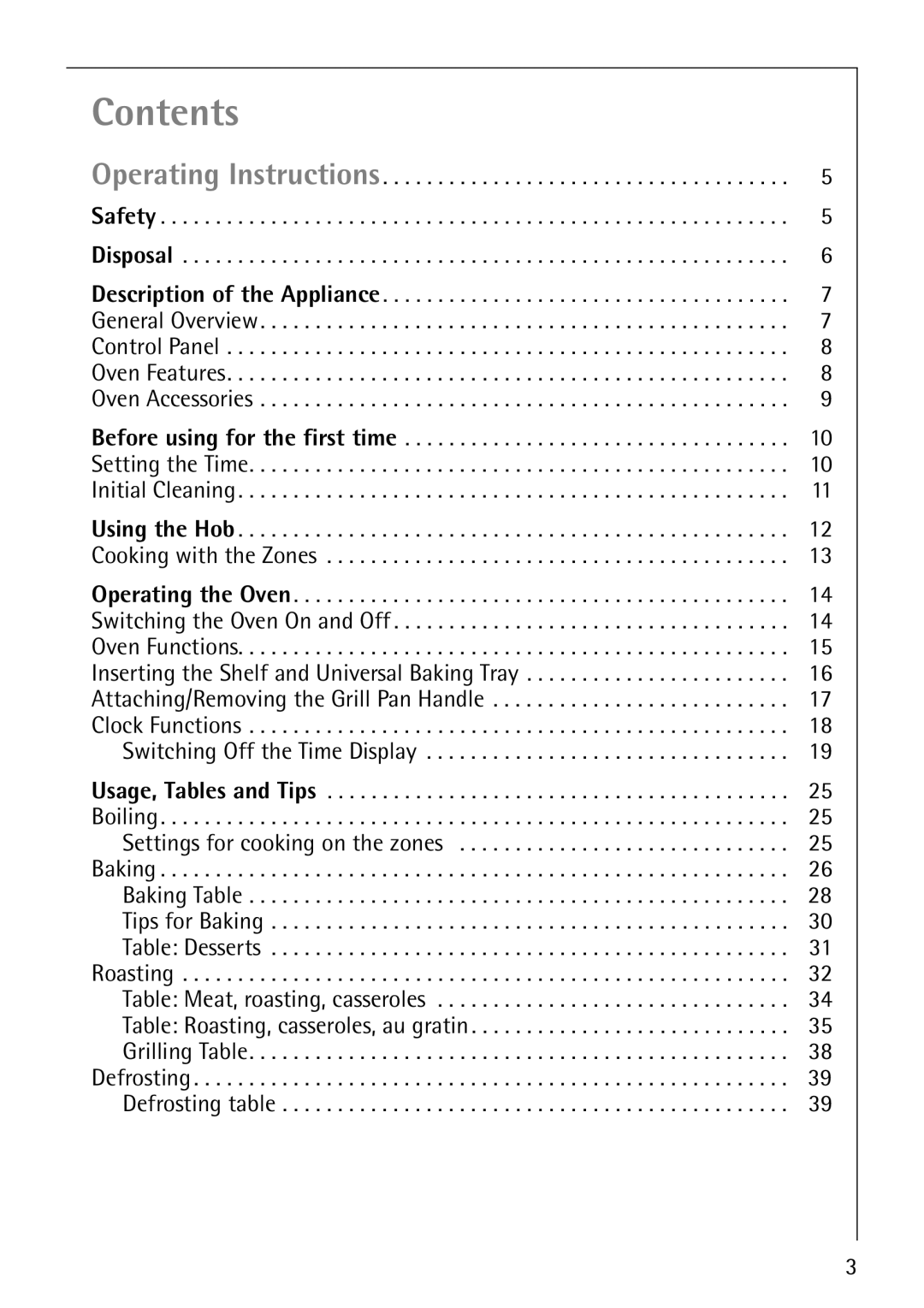 Electrolux E2190-1 manual Contents 