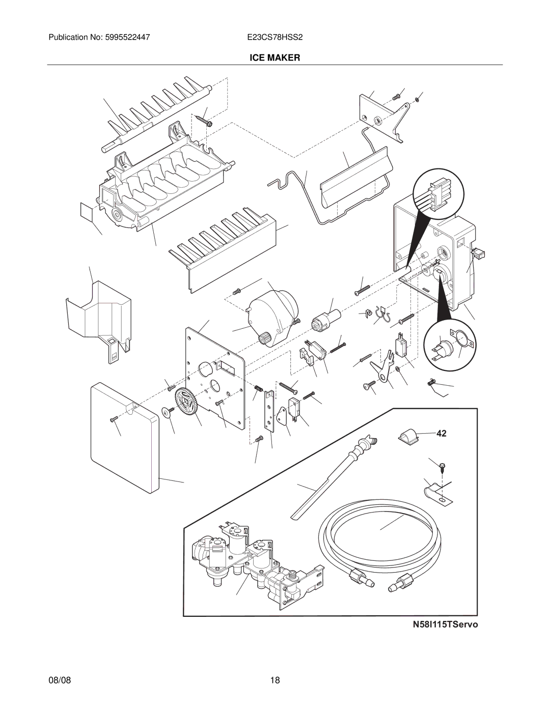 Electrolux E23CS78HSS2 manual Installation Parts 