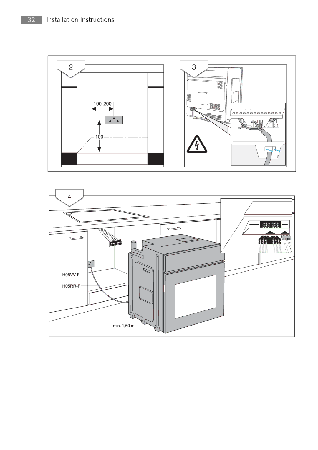 Electrolux E3000-5 user manual Installation Instructions 