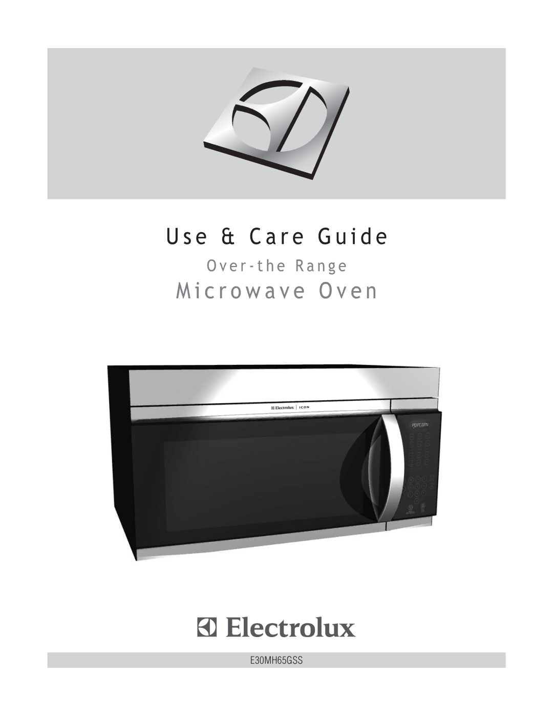 Electrolux E30MH65GSS manual C r o w a v e O v e n 