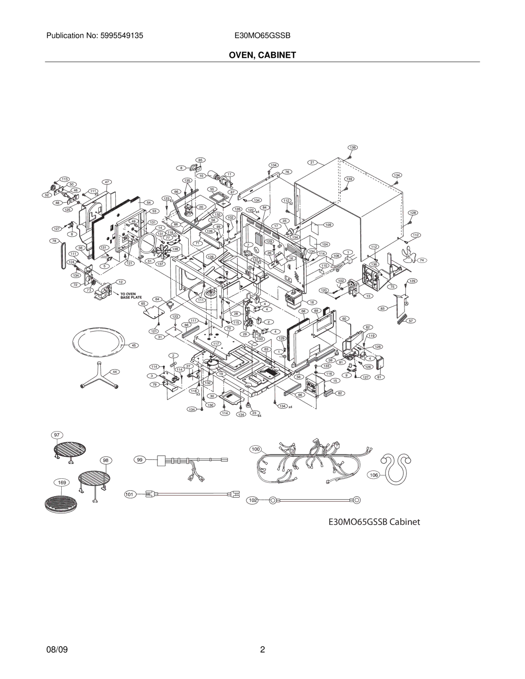 Electrolux installation instructions E30MO65GSSB Cabinet 