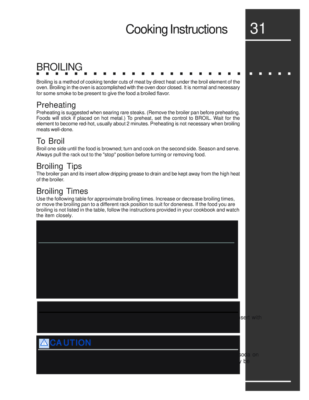 Electrolux E30DF74EPS, E48DF76EPS, E36DF76EPS manual Preheating, To Broil, Broiling Tips, Broiling Times 