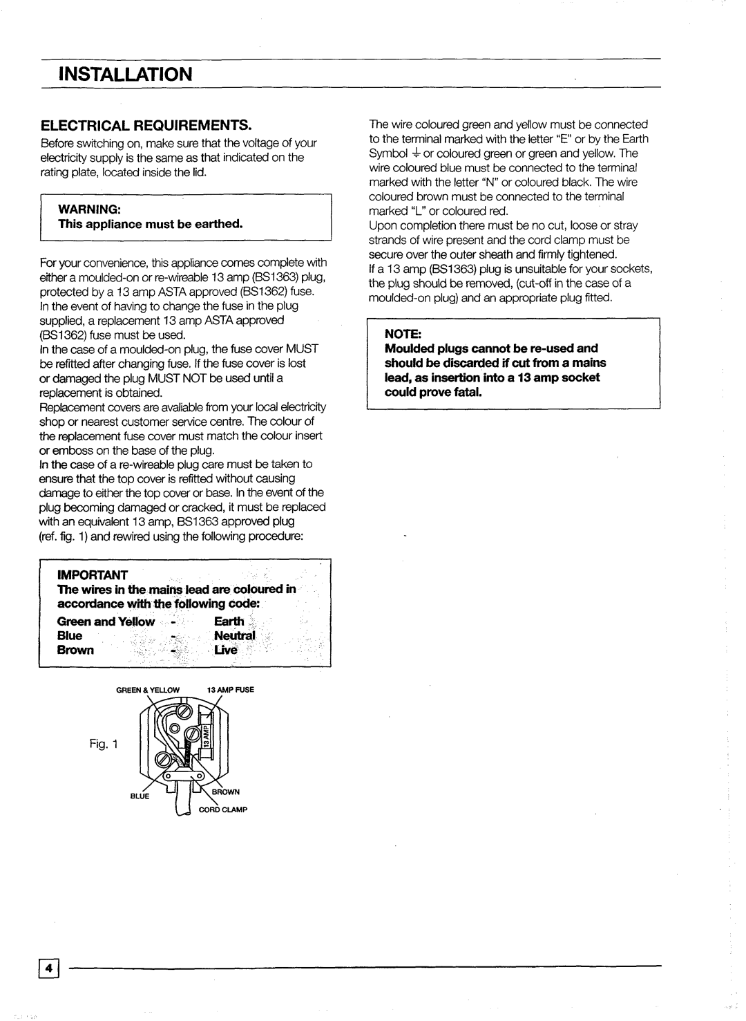 Electrolux EC5106N, EC4106N, EC3206N manual 